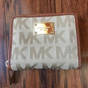 Michael Kors signature wallet. Lightly used.